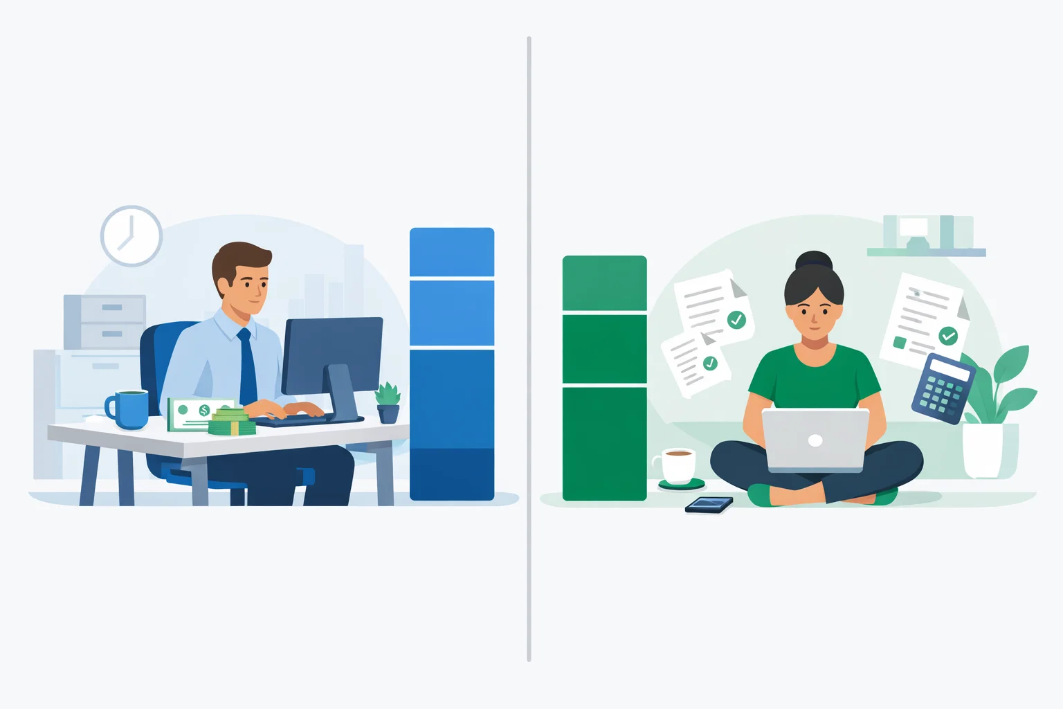 W-2 vs 1099 Tax Calculator: Take-Home Pay
