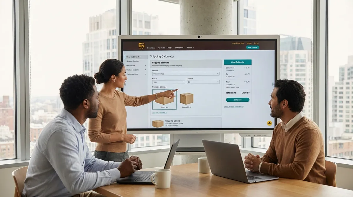 UPS Shipping Calculator Cost Weight and Dimensions